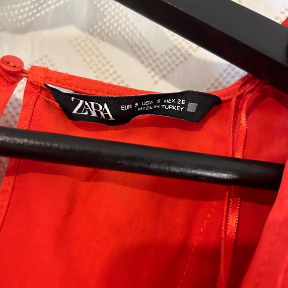 ❤️‍🔥 Fiery Red Ruffle Sleeve Mini Dress 💃 - Picture 7 of 7